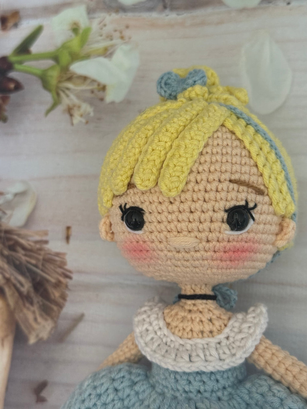 Blond Princess Amigurumi Doll