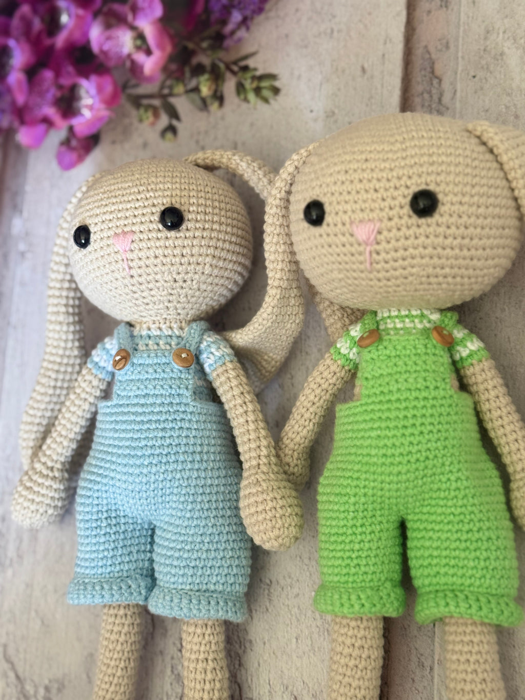 Rabbit Amigurumi with Dungarees