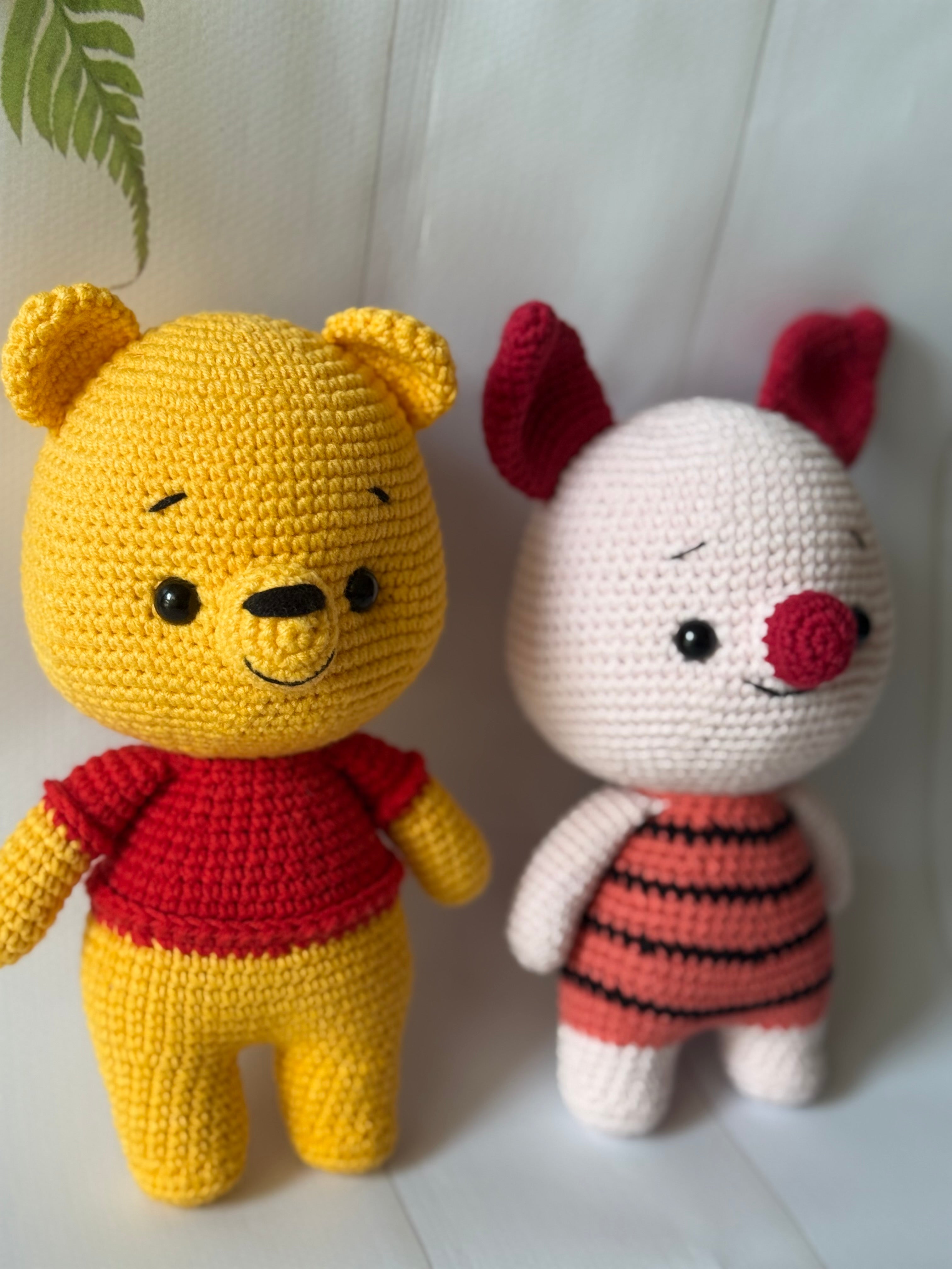 Cute Bear and Piggy