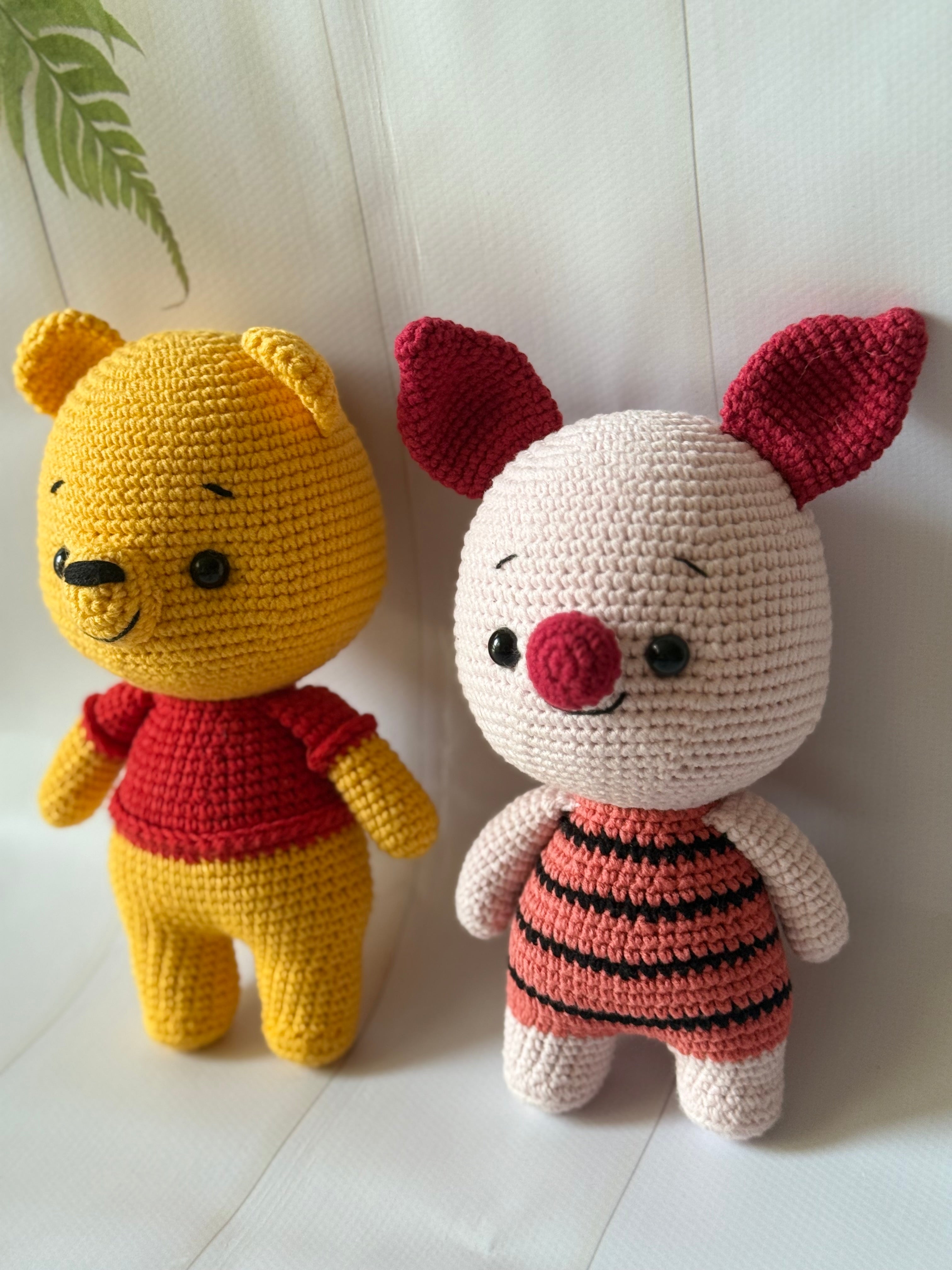 Cute Bear and Piggy