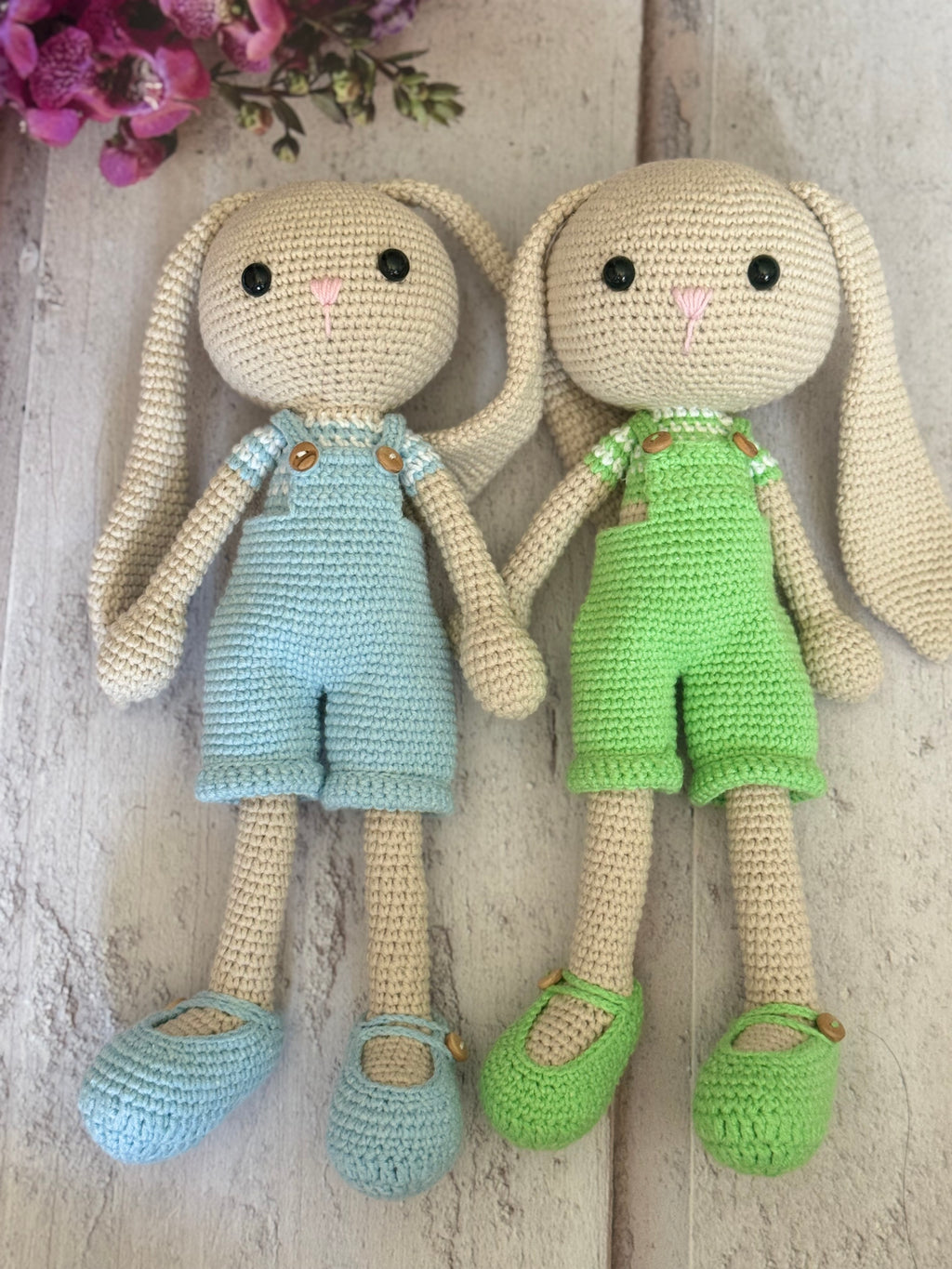 Rabbit Amigurumi with Dungarees