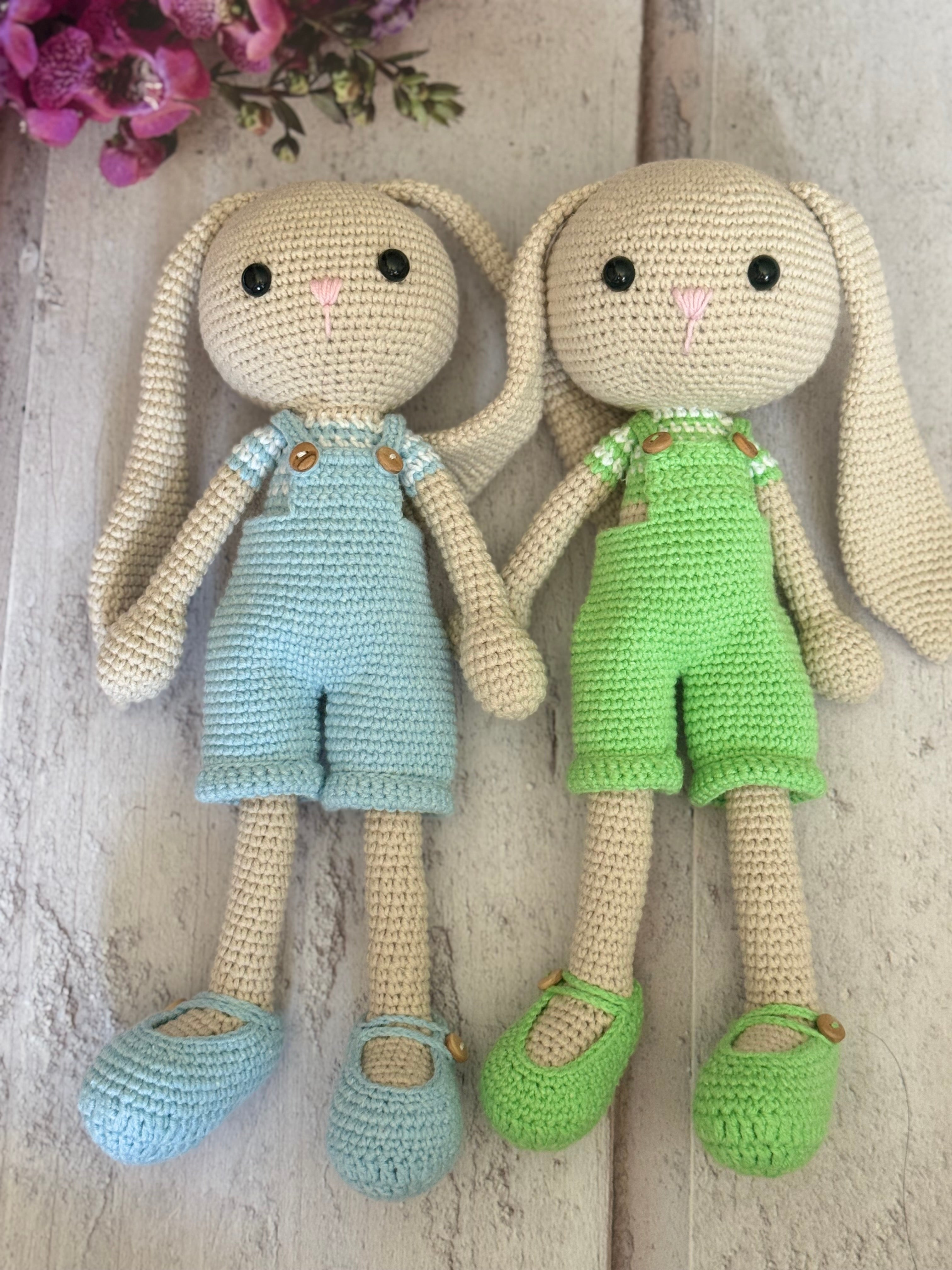 Rabbit Amigurumi with Dungarees