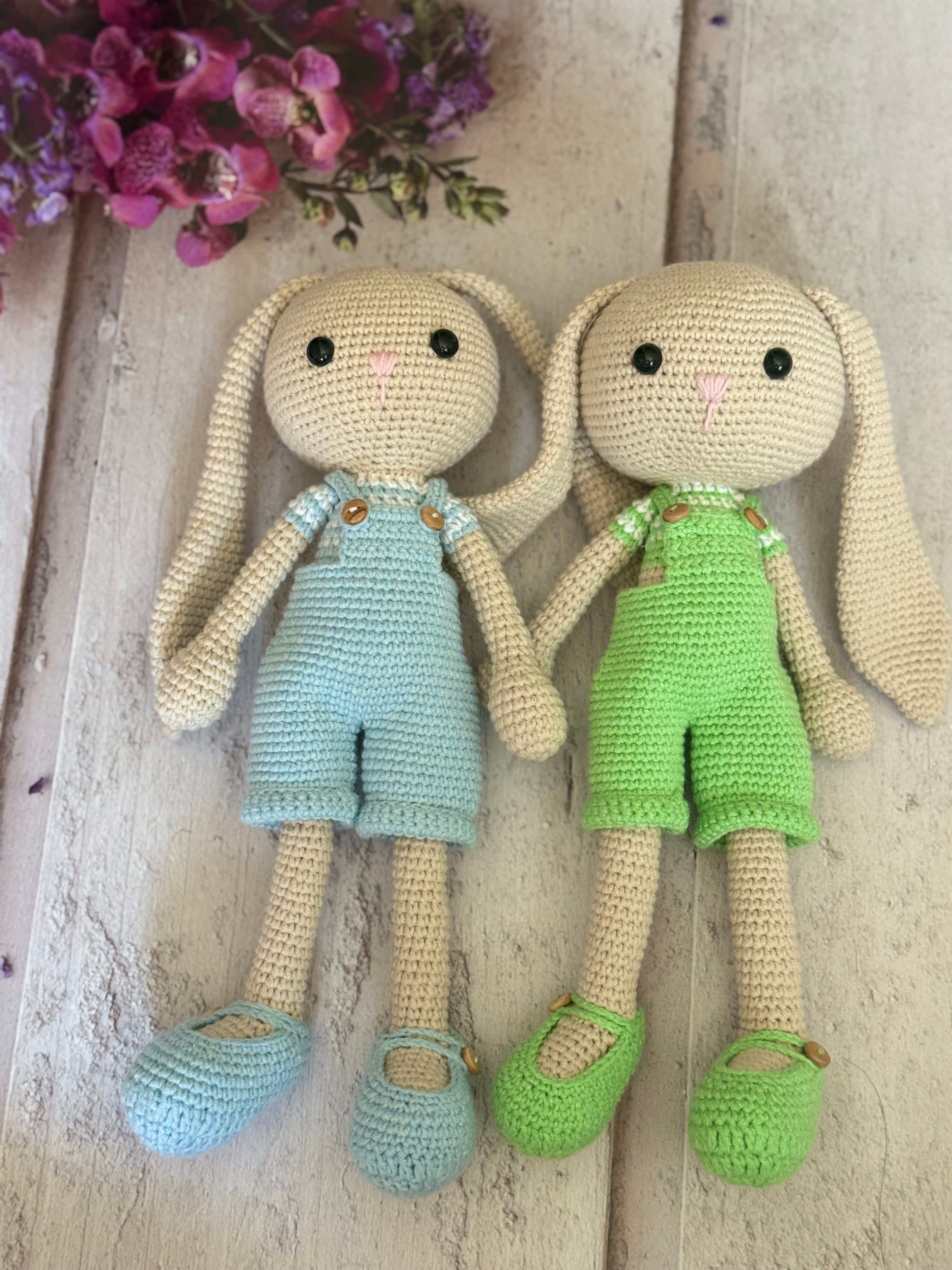 Rabbit Amigurumi with Dungarees