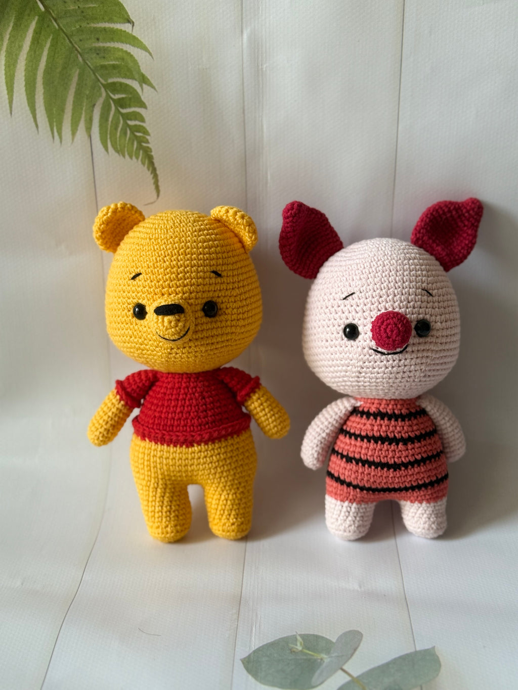 Cute Bear and Piggy