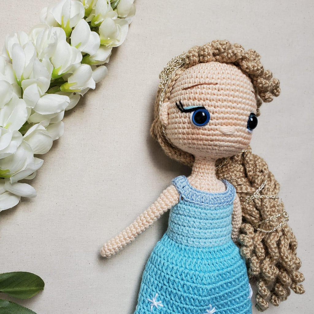 Snow Princess Amigurumi Doll